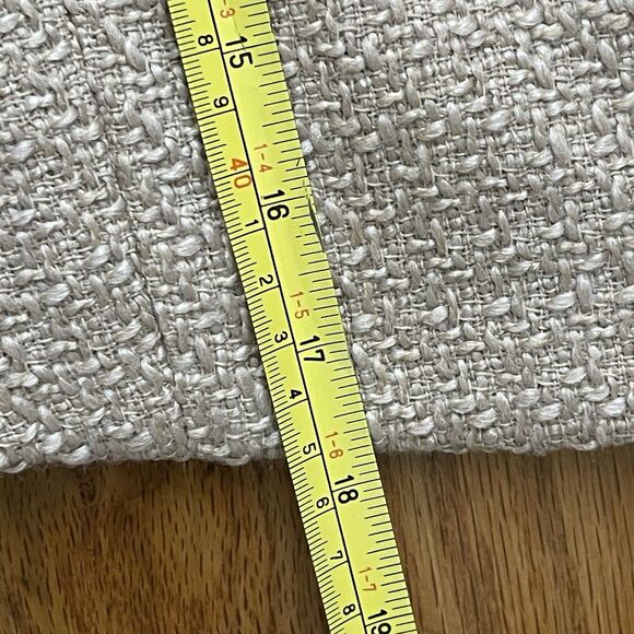 ABERCROMBIE & FITCH Cropped Tweed Blazer Small Beige Brown NEW Preppy Casual - Picture 9 of 9